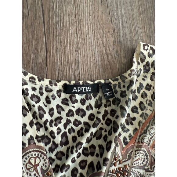 APT 9 Rhinestone runched top - Picture 4 of 8